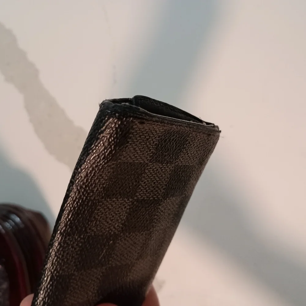 Auth Louis Vuitton Damier Graphite Multicle 6 Key Holder Case